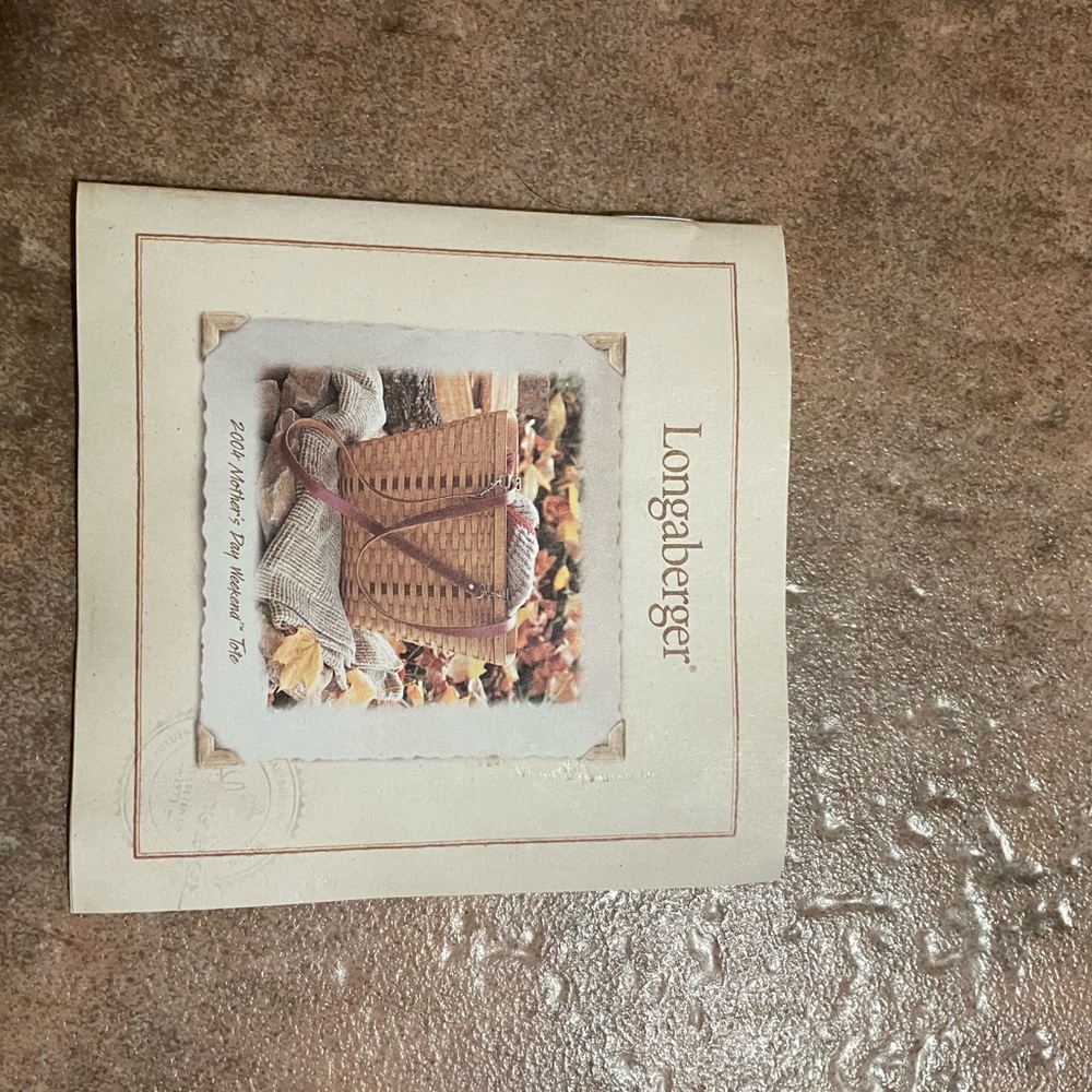 Longaberger 2004 Mother’s Day Weekend Tote - Picture 8 of 11